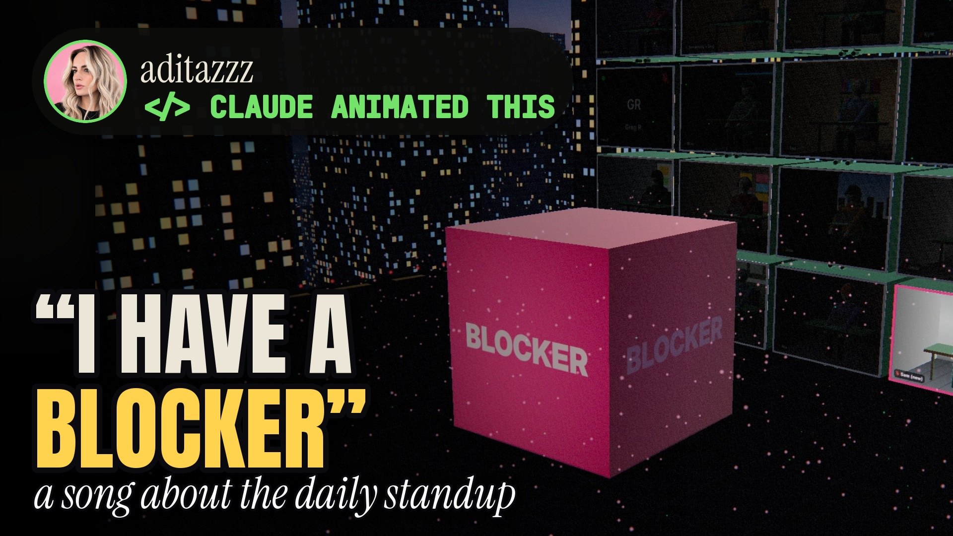 I have a blocker. (Take It Offline)