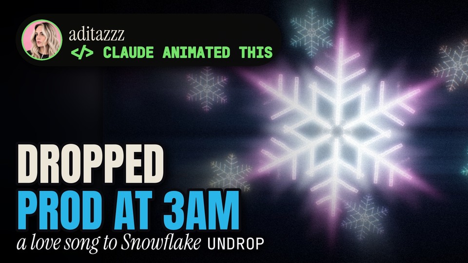 Snowflake Undrop