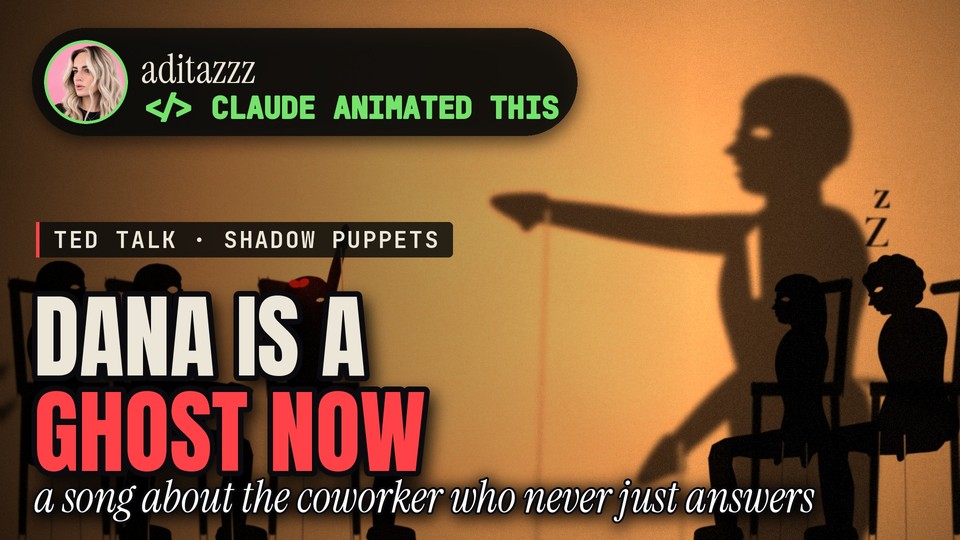 TED Talk, in Shadow Puppets